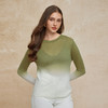 PG643斯尔丽2024秋季新款莱赛尔超细针柔软悬垂吊染工艺宽松版针织上衣 商品缩略图0