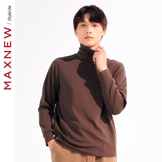 【T恤】素色高领长袖T恤1N4112202 商品图1