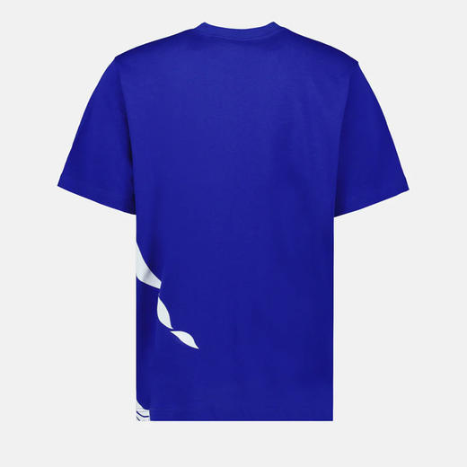 BURBERRY 巴宝莉 男士马术骑士徽标印花棉质圆领短袖T恤 蓝色 8089743 B7323 商品图1