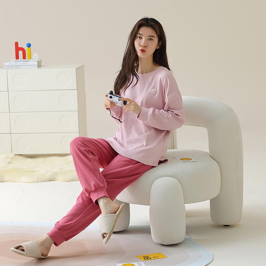 康妮雅女式长袖长裤套头套装 商品图1