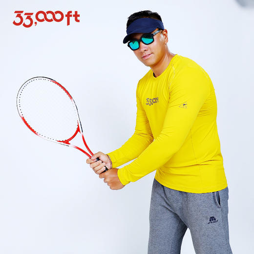 33000FT户外运动速干衣男士休闲抑菌防螨吸湿排汗透气高弹长袖 商品图1