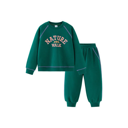 【舒弹 迷你小魔纤®】迷你巴拉长袖套装男女童亲子两件套宽松 商品图4