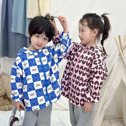 【49.9/件加绒外套】儿童秋冬爆款满印花加绒风衣外套！宽松版型！抗风耐寒！聚 商品图0