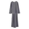绽放646-647朵/早秋中性风重磅色织亚麻松紧腰叠褶小衫长裤套装 商品缩略图4