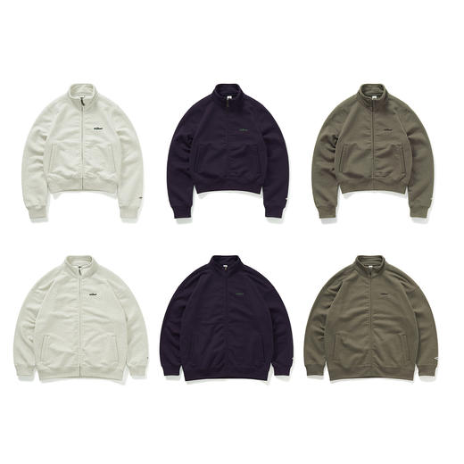 714street重磅美式加绒卫衣男女春秋款情侣立领夹克拉链开衫外套 商品图4