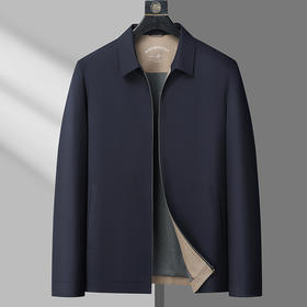 【新款DBW】大依优型大码翻领夹克外套加肥加大肥佬休闲上衣男士胖子商务休闲