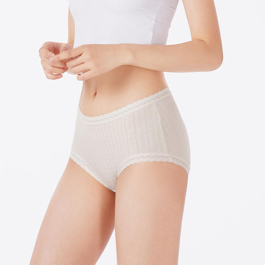 都市丽人内裤舒肤棉平角裤RC提花女士内裤LKT3G1 商品图2