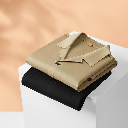 【古巴领西装领】【新款DDP】大依优型大码长袖衬衫翻领男装加肥加大体恤大号上衣胖子休闲商务 商品图2