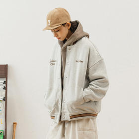 714street潮牌日系棒球服夹克男春季情侣装刺绣防风保暖外套男潮