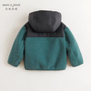 【加绒】马克珍妮男童防风护领拼接摇粒绒外套儿童秋冬新款241063 商品缩略图2