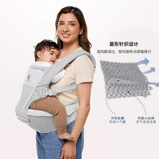 美国ergobabyAlta二狗腰凳婴儿背带抱娃神器抱抱托前抱坐凳 商品图0