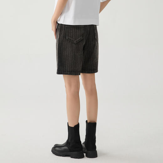 MIIDII谜底2022春款时尚减龄四分裤渐变纯棉牛仔短裤女221MK0006 商品图2