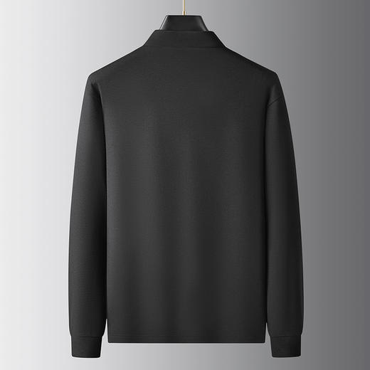 【棉质】【新款DDA】大依优型大码长袖Polo衫翻领加肥加大肥佬休闲商务宽松透气上衣打底 商品图1