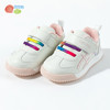 贝贝怡【开学季】秋季童鞋宝宝软底学步鞋男女童防滑魔术贴防踢撞面包鞋ZB3DX022 商品缩略图7