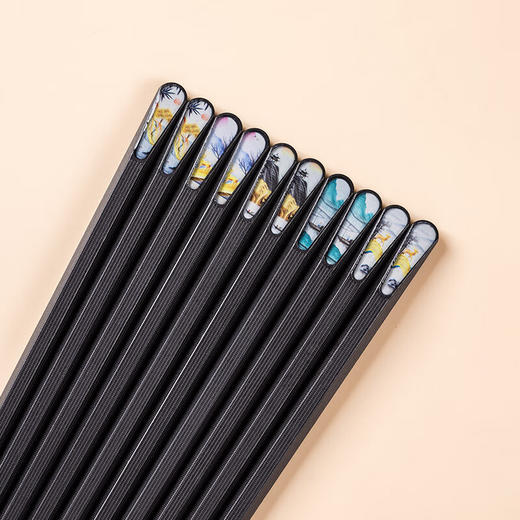 美穗吉家 家用分类合金筷5双装 商品图4