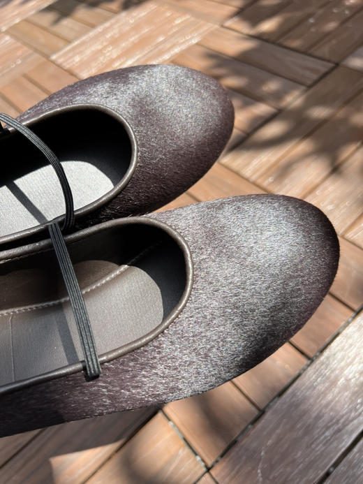 918-3 tr马毛玛丽珍 35-40 酒红色 黑茶色 商品图5