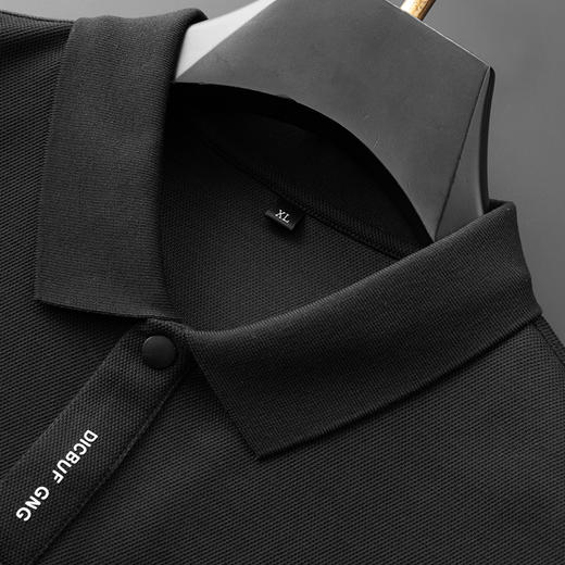 【棉质】【新款DDA】大依优型大码长袖Polo衫翻领加肥加大肥佬休闲商务宽松透气上衣打底 商品图5