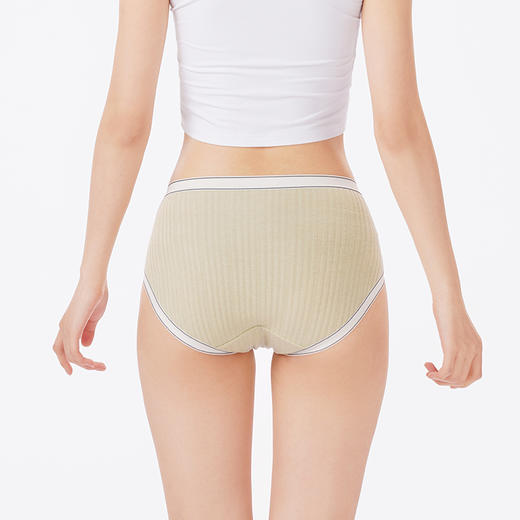 都市丽人内裤纤柔绵三角裤发热螺纹提花女士内裤LKT5M3 商品图3