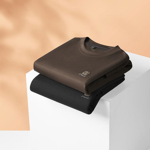 【新款DDP】大依优型大码卫衣长袖休闲加肥加大男士胖子大码内搭上衣打底显瘦 商品图10