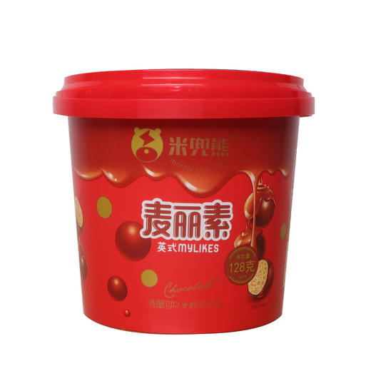「网红桶」脆心麦丽素桶装 夹心巧克力糖果怀旧独立包装情人节零食礼盒 商品图4