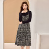 【清仓99】8/4奢姿2024年秋季新款大码女装氛围感碎花裙子胖妹妹法式雪纺连衣裙9943853599 商品缩略图2