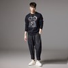 PINLI品立2024秋季新款金属烫片套头卫衣宽松潮牌休闲圆领男上衣BG243109034 商品缩略图2