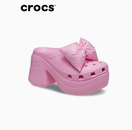 CROCS洞洞鞋 人鱼鞋蝴蝶结Clog 小香粉210000-6WY 商品图2