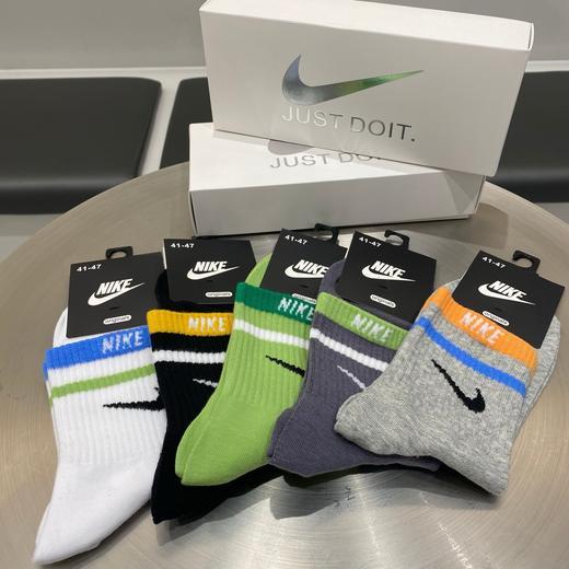 狠舒服 N*K*男袜礼盒袜 长袜五双装 商品图7