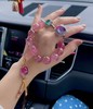 粉碧玺猫眼手链。15MM 96.35克 商品缩略图0