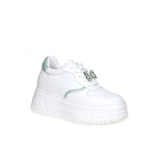 豪麟名鞋奥莱迪嘉女鞋时尚休闲鞋牛皮革DJJGA42WX010绿色  原价1960元 商品图0