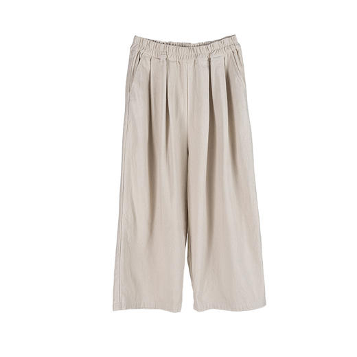 绽放911朵/斜纹*加厚萝卜裤2024秋冬新款松紧腰磨毛抽绳休闲裤 商品图4