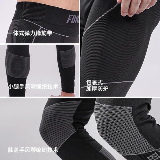 小李子蜂锐小软甲2代厚款压缩裤运动功能裤加厚保暖裤紧身裤男 商品图2