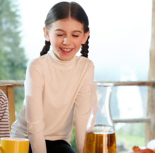 【莫代尔轻柔】SCHIESSER德国舒雅女童莫代尔打底衫保暖36/23367U 商品图0