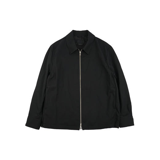 YOKE FRONT ZIP SHIRT BLOUSON 高密度澳洲羊毛垂坠夹克外套 商品图4