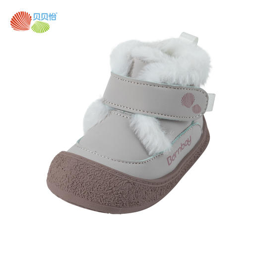 贝贝怡【加绒保暖】儿童棉鞋秋冬季高帮休闲鞋保暖婴童鞋雪地鞋学步鞋ZB4DX008 商品图5