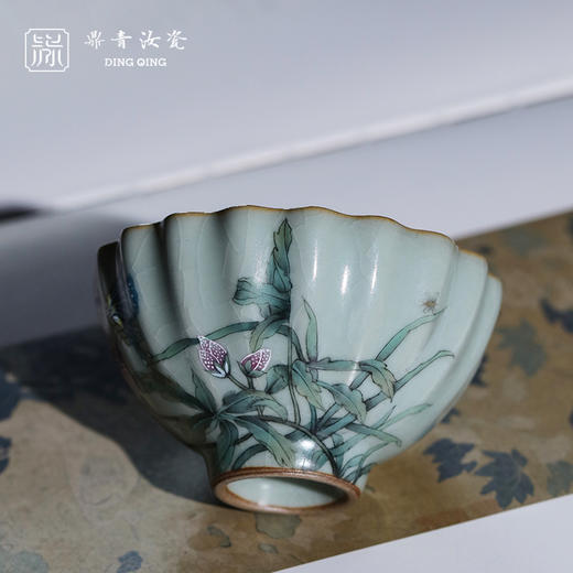问鼎鼎青系列青莲杯（蝶花） 商品图1