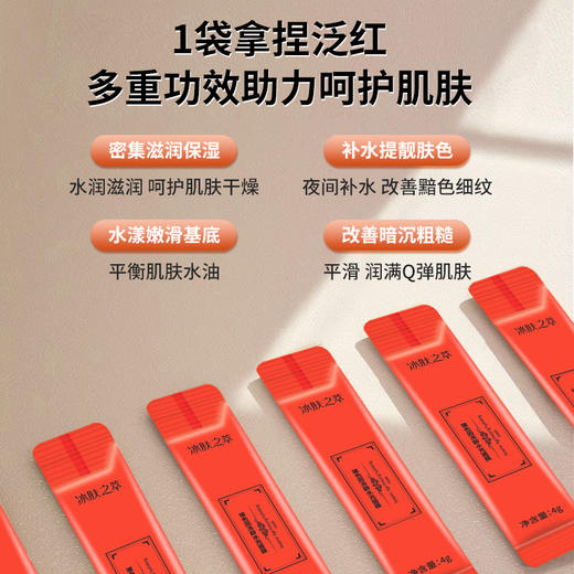拍一发三 冰肤之萃玻色因冻龄水光面膜 补水保湿 涂抹式面膜 晚安免洗冻龄水光面膜 商品图2