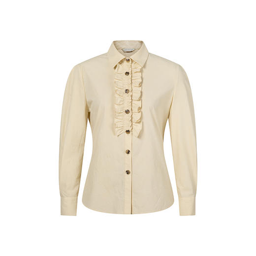 HeyDress法式复古宫廷风衬衫女修身显瘦衬衣设计感长袖上衣 商品图4