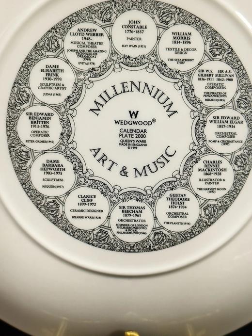 2000年Wedgwood英国威基伍德年份盘中古年份盘收藏赏盘礼物生日圣诞日历系列 商品图3