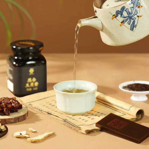 【气血双养 姨妈不烦】李良济黑参玉灵膏160g/瓶 商品图12