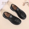 信诺真皮舒适单鞋2024秋季新款超软中老年妈妈鞋透气平底女鞋皮鞋Q6012-8 商品缩略图4