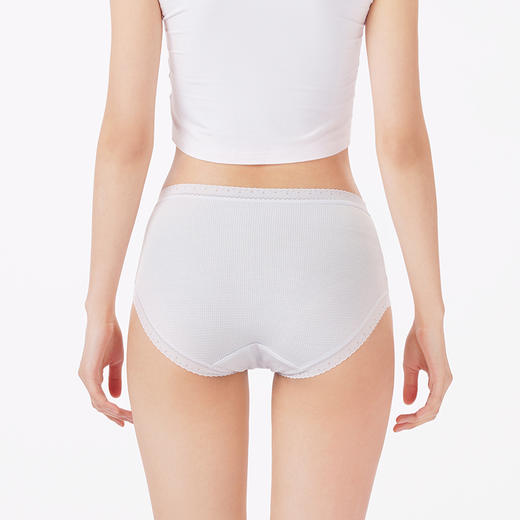 都市丽人内裤舒肤棉平角裤N/C提花女士内裤LKT3F8 商品图3