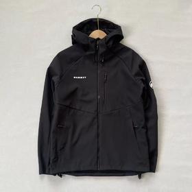 猛犸秋冬红标刺绣透气防风防泼水加绒加厚保暖软壳冲锋衣男外套