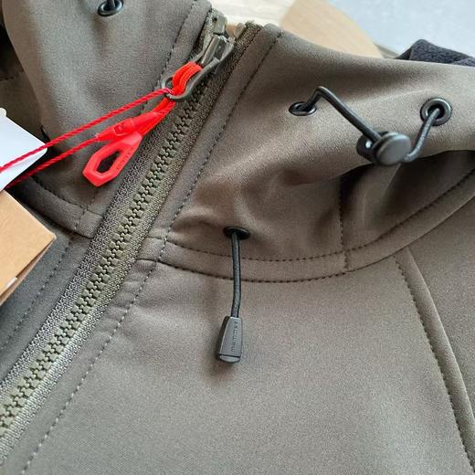 猛犸秋冬红标刺绣透气防风防泼水加绒加厚保暖软壳冲锋衣男外套 商品图5