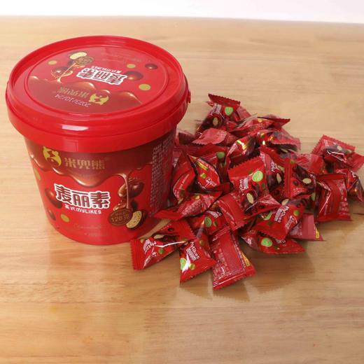 「网红桶」脆心麦丽素桶装 夹心巧克力糖果怀旧独立包装情人节零食礼盒 商品图2
