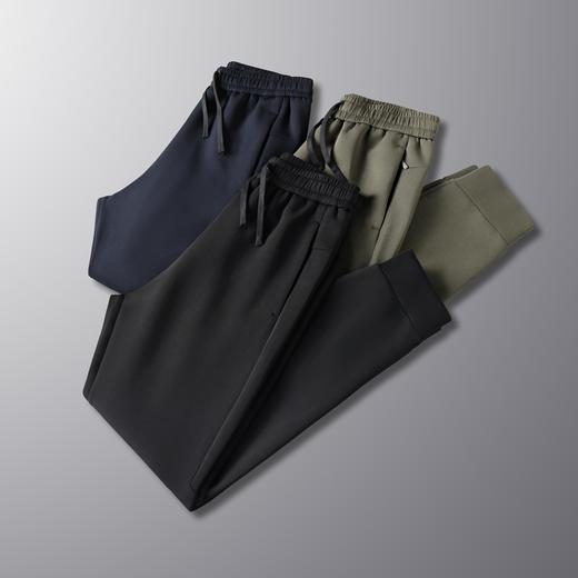 【空气棉】【新款DSF】大依优型大码松紧腰束脚休闲运动裤卫裤休闲裤加肥加大运动长裤胖子裤子 商品图8