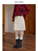 ForPoem 现货 24/FW休闲百搭简约灯芯绒直筒中裙半裙 商品缩略图0