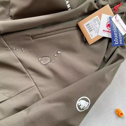 猛犸秋冬红标刺绣透气防风防泼水加绒加厚保暖软壳冲锋衣男外套 商品图4