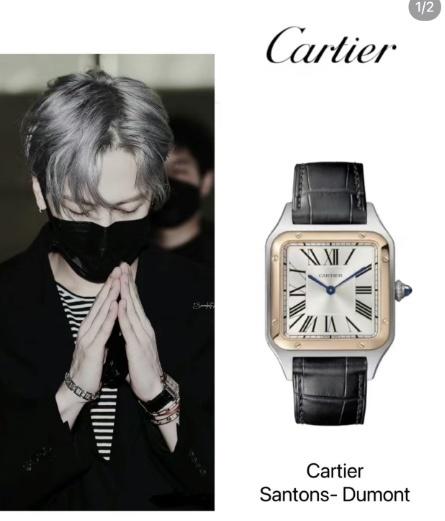 工厂原装 ~男女款官网同步在售~卡地亚Santos-Dumont山度士玫瑰金皮带手表 大的32mm
小的29mm大表盘小表盘K家手表 商品图0