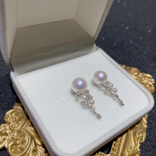 Akoya 海水珍珠耳钉 商品图4